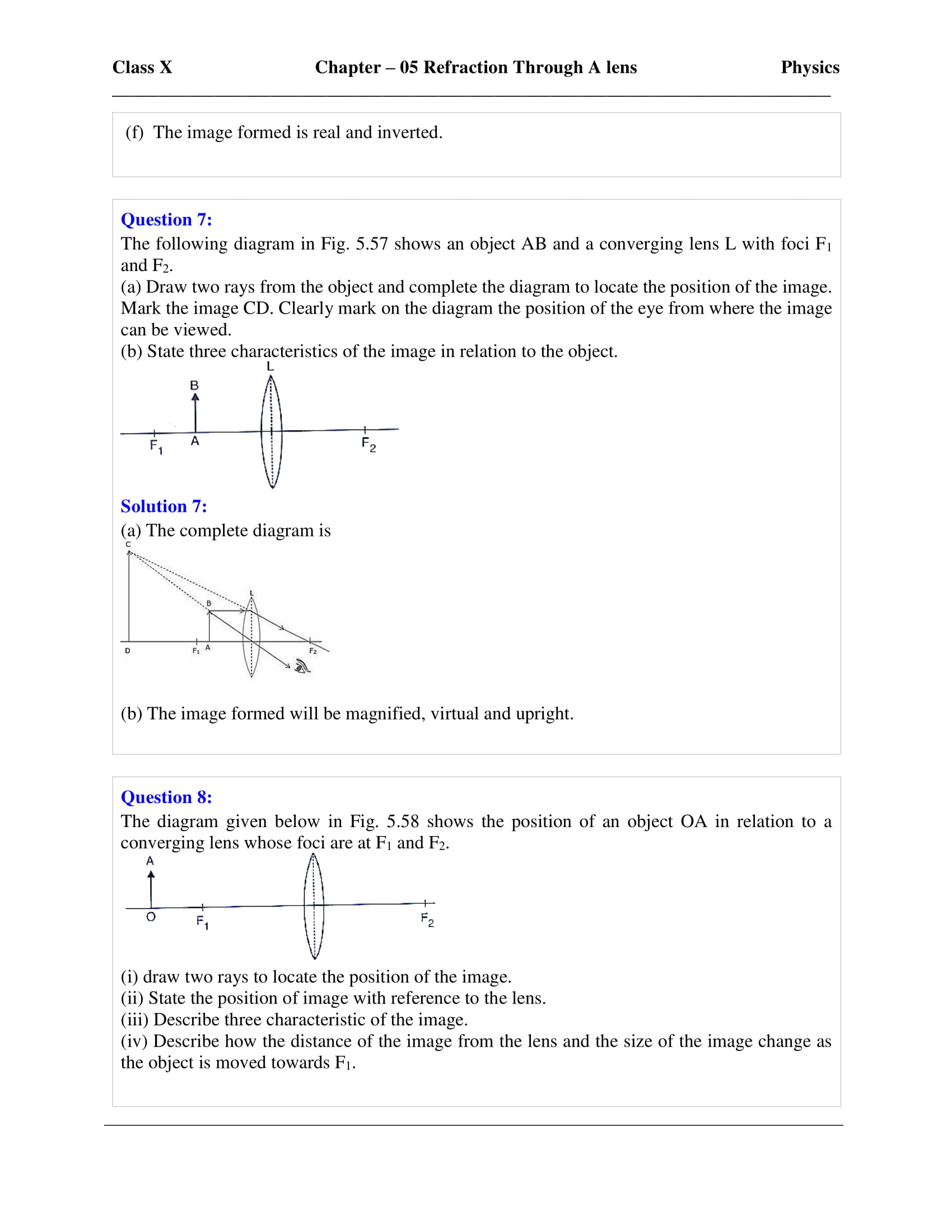 icse-selina-physics-solutions-class-10-chapter-5-refraction-through-a-lens-19 icse-selina-physics-solutions-class-10-chapter-5-refraction-through-a-lens-19