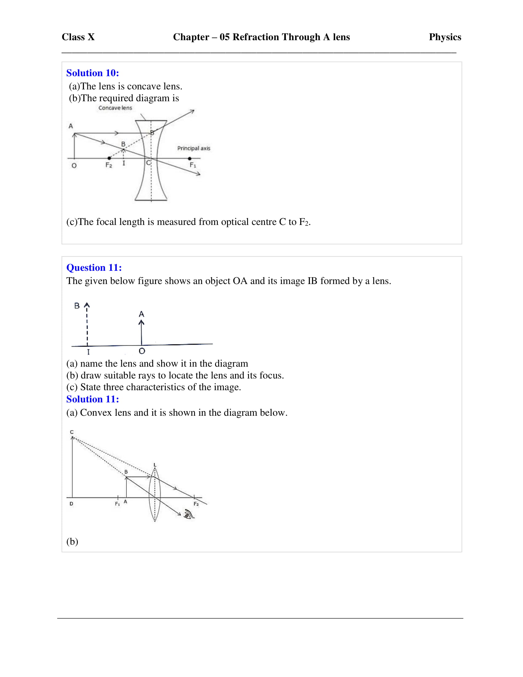 icse-selina-physics-solutions-class-10-chapter-5-refraction-through-a-lens-21 icse-selina-physics-solutions-class-10-chapter-5-refraction-through-a-lens-21