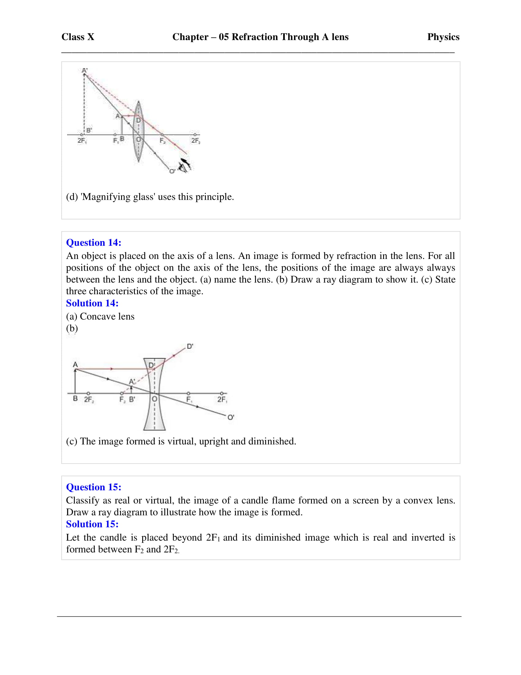 icse-selina-physics-solutions-class-10-chapter-5-refraction-through-a-lens-23 icse-selina-physics-solutions-class-10-chapter-5-refraction-through-a-lens-23