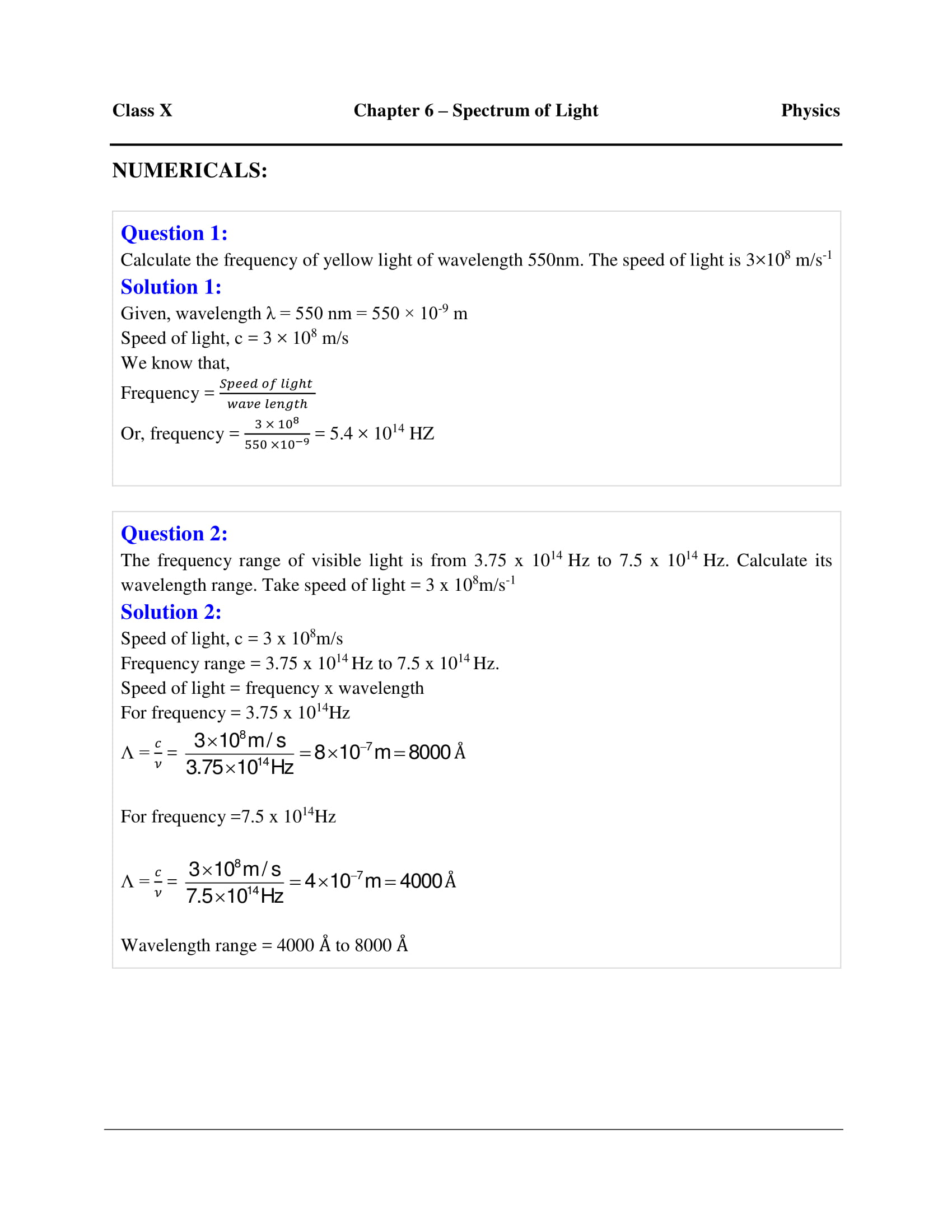 icse-selina-physics-solutions-class-10-chapter-6-spectrum-08 icse-selina-physics-solutions-class-10-chapter-6-spectrum-08
