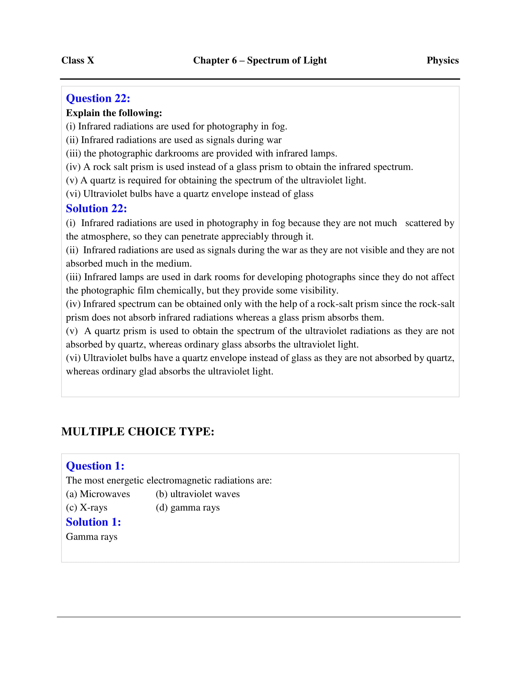 icse-selina-physics-solutions-class-10-chapter-6-spectrum-15 icse-selina-physics-solutions-class-10-chapter-6-spectrum-15