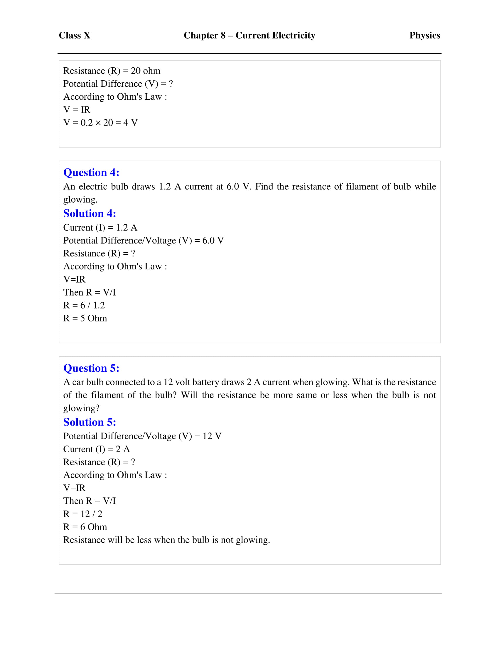 icse-selina-physics-solutions-class-10-chapter-8-current-electricity-12 icse-selina-physics-solutions-class-10-chapter-8-current-electricity-12