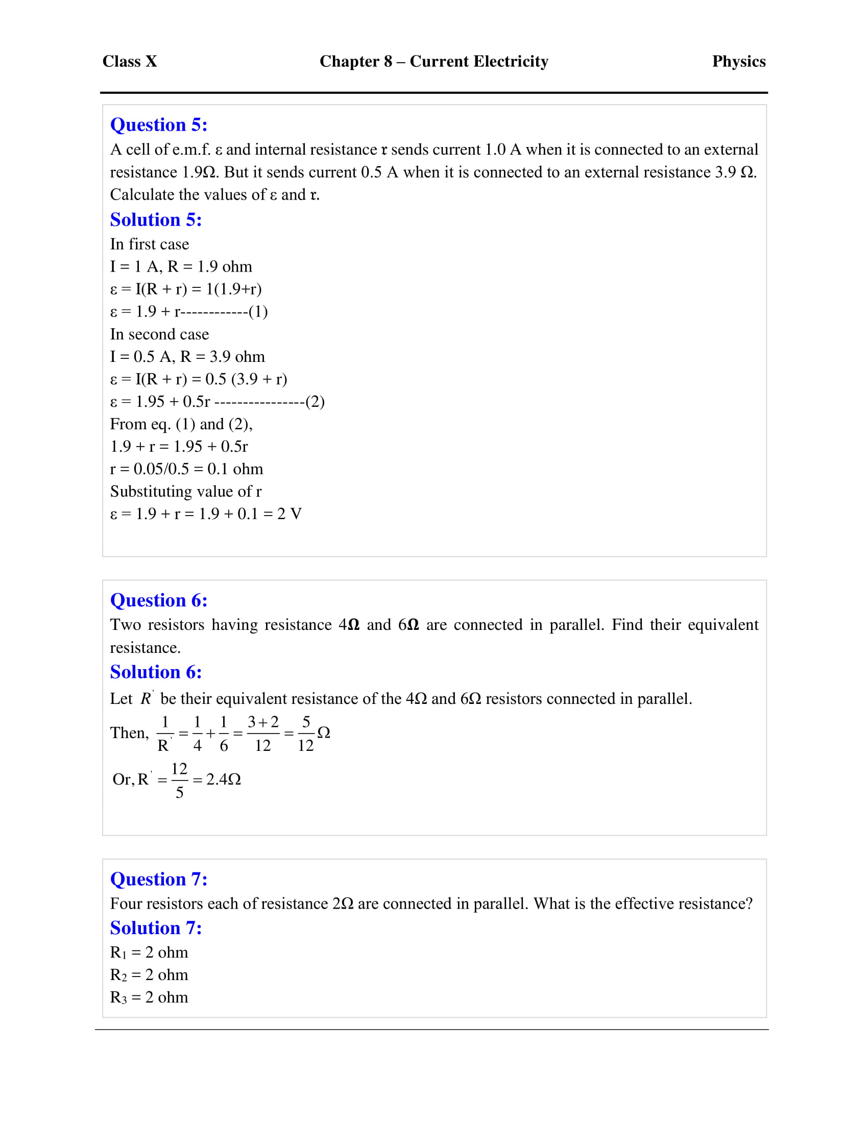 icse-selina-physics-solutions-class-10-chapter-8-current-electricity-25 icse-selina-physics-solutions-class-10-chapter-8-current-electricity-25