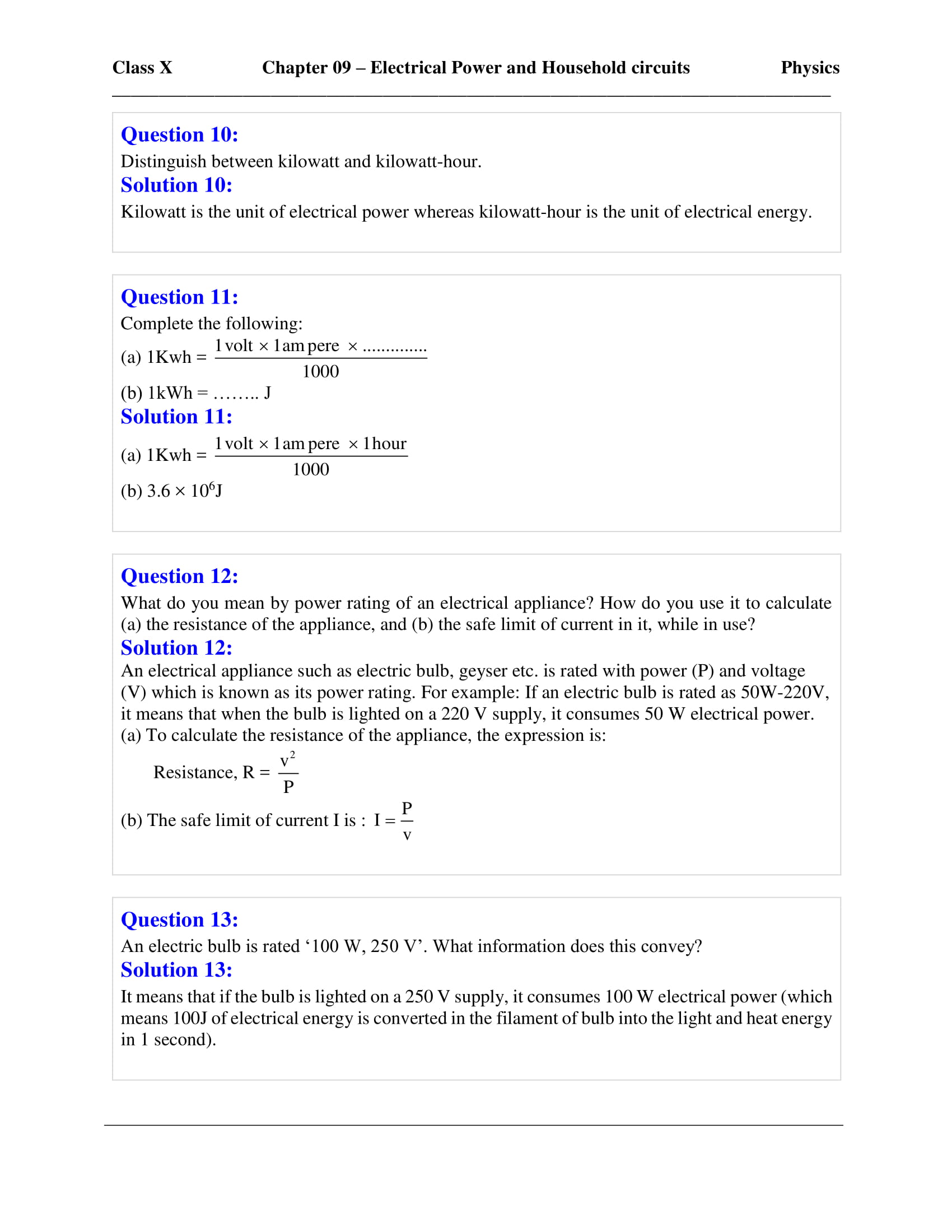 icse-selina-physics-solutions-class-10-chapter-9-household-circuits-03 icse-selina-physics-solutions-class-10-chapter-9-household-circuits-03