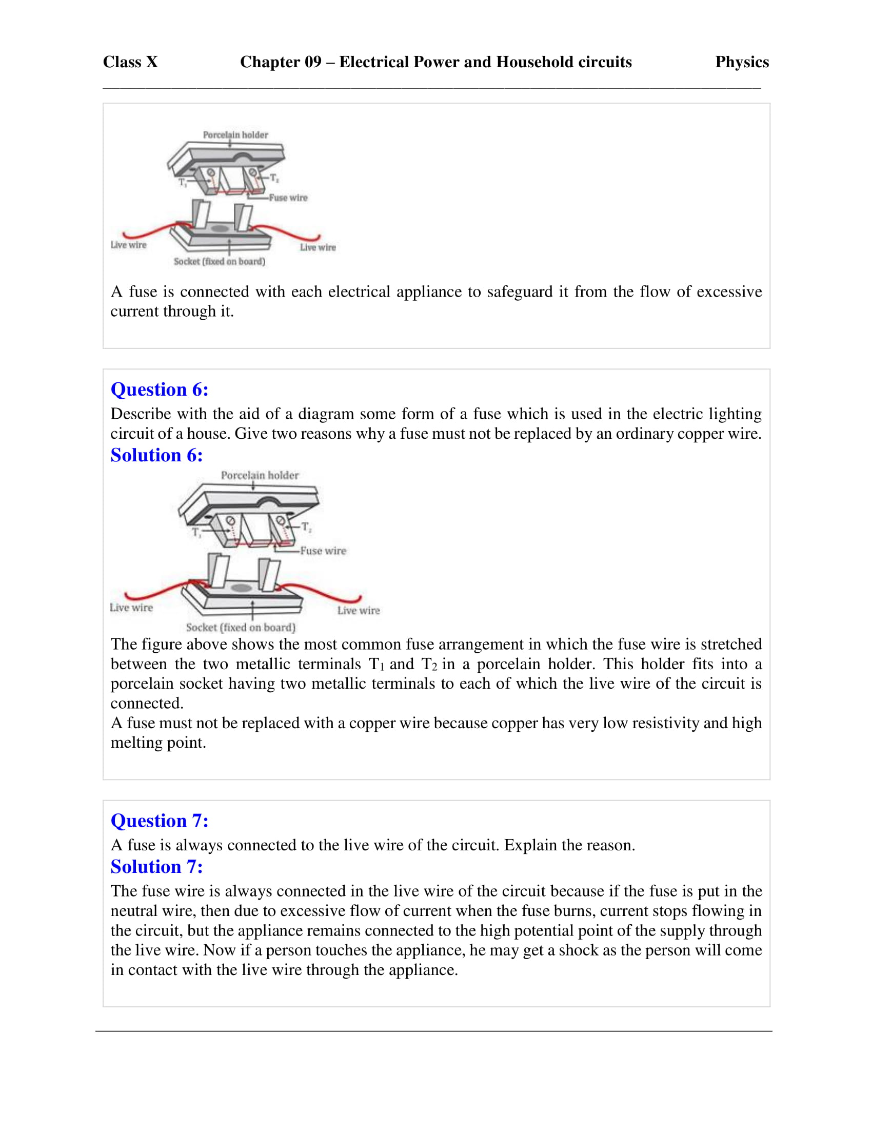 icse-selina-physics-solutions-class-10-chapter-9-household-circuits-22 icse-selina-physics-solutions-class-10-chapter-9-household-circuits-22