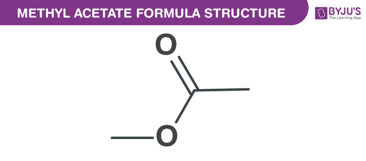 Methyl acetate Formula