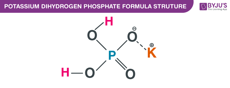 Potassium dihydrogen phosphate Formula