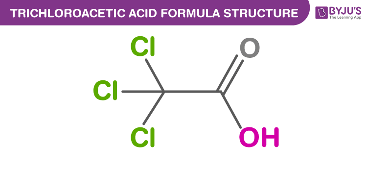 Trichloroacetic acid Formula