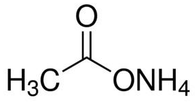 Ammonium Acetate Structural Formula