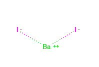 Barium Iodide Structural Formula