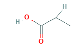 Propionic Acid Structural Formula