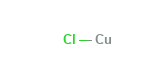 Copper (I) Chloride Structural Formula