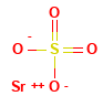 Strontium Sulfate Structural Formula