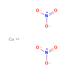 Cobalt (II) Nitrate Structural Formula