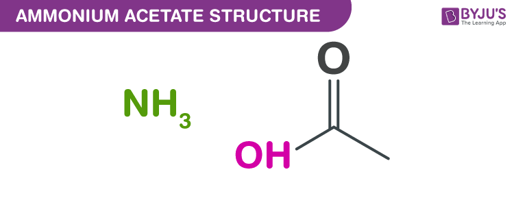 Ammonium acetate structure