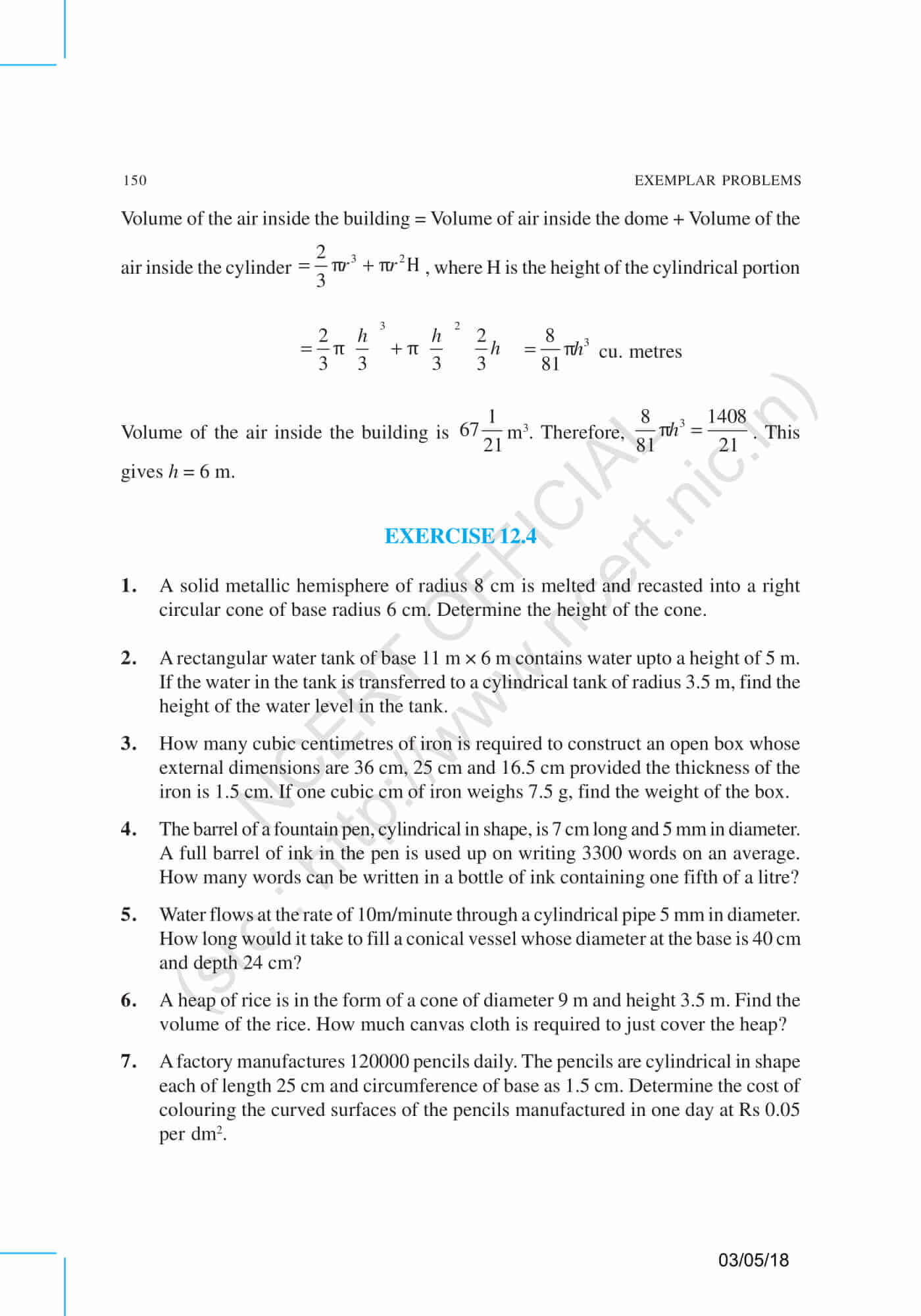 Cbse Class 10th Ncert Exemplar Full