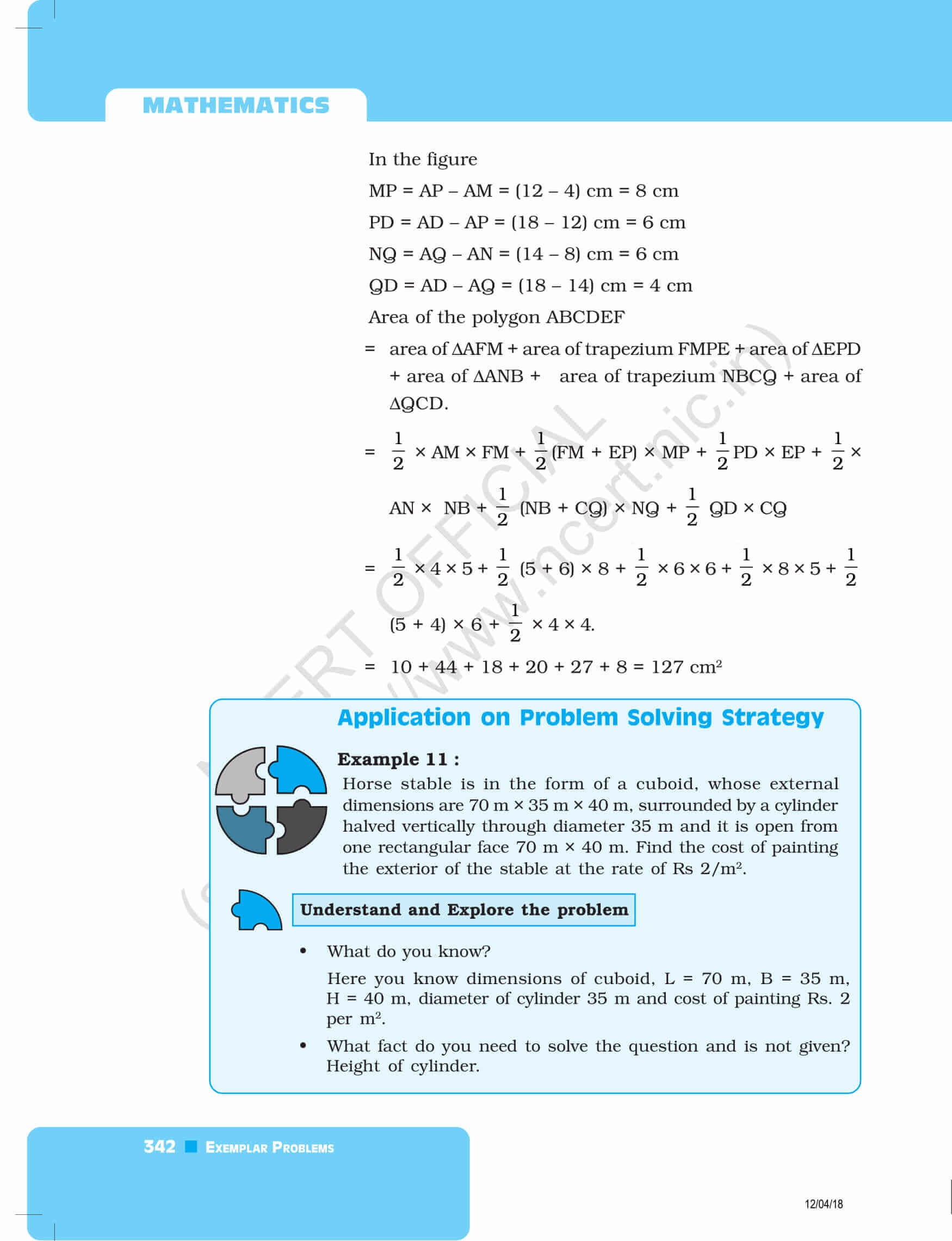 case study questions class 8 maths ncert