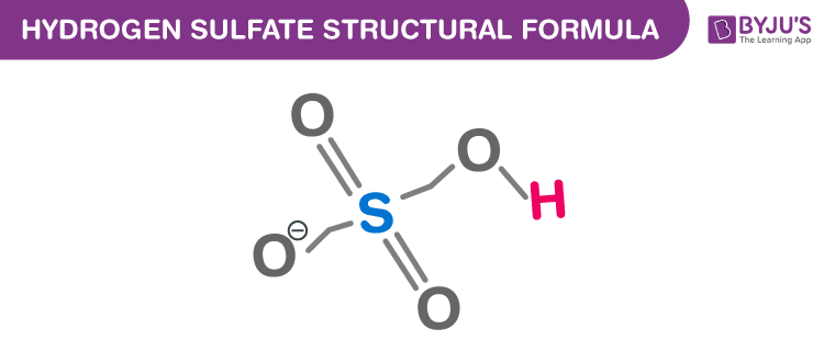 Hydrogen Sulfate Formula Properties Chemical Structure