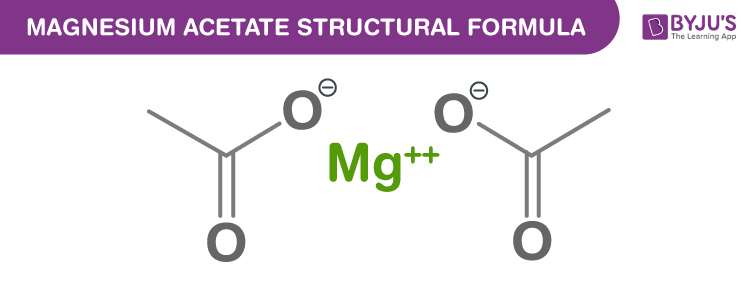 Magnesium Acetate Formula