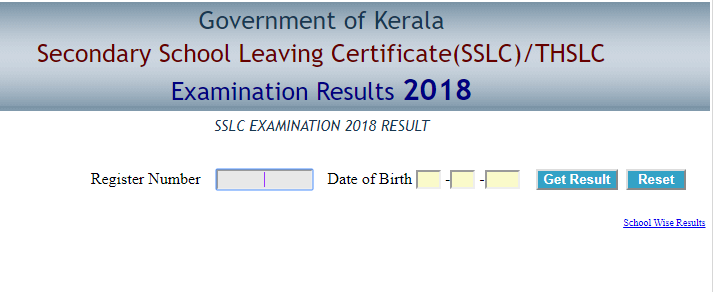 Steps to Check Kerala Board SSLC Results 