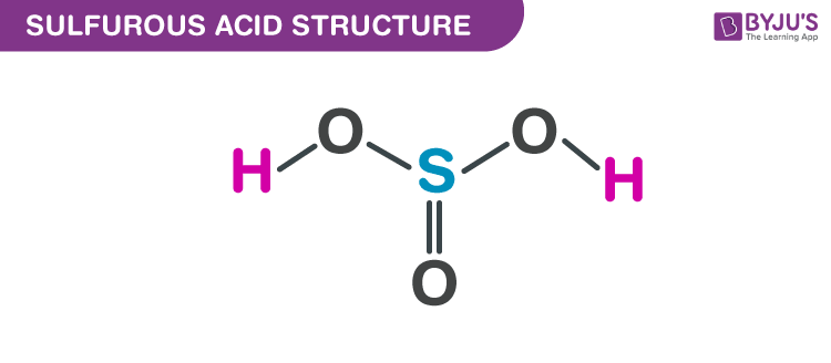 Sulfurous Acid structure