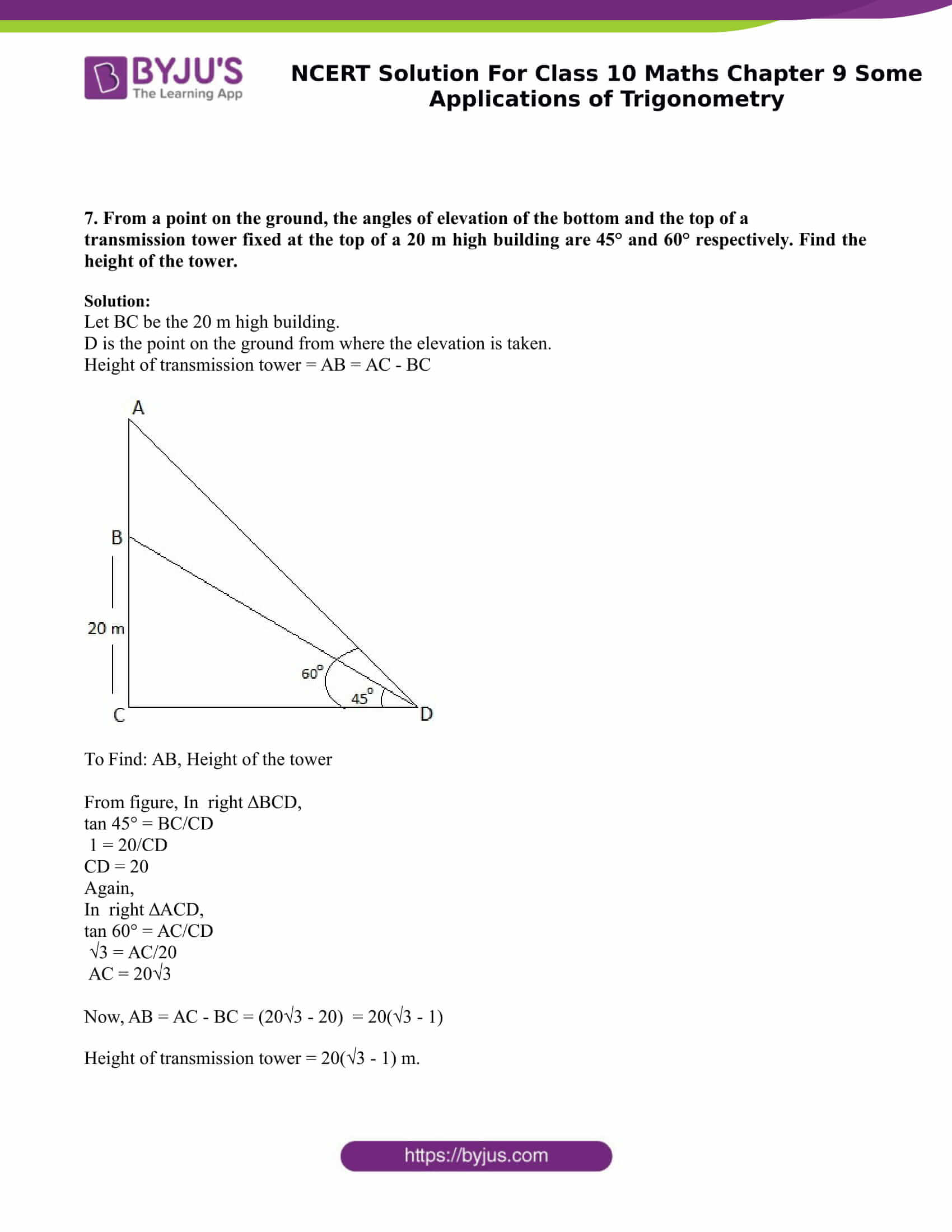 Ncert Solutions For Class Maths Exercise Chapter Some