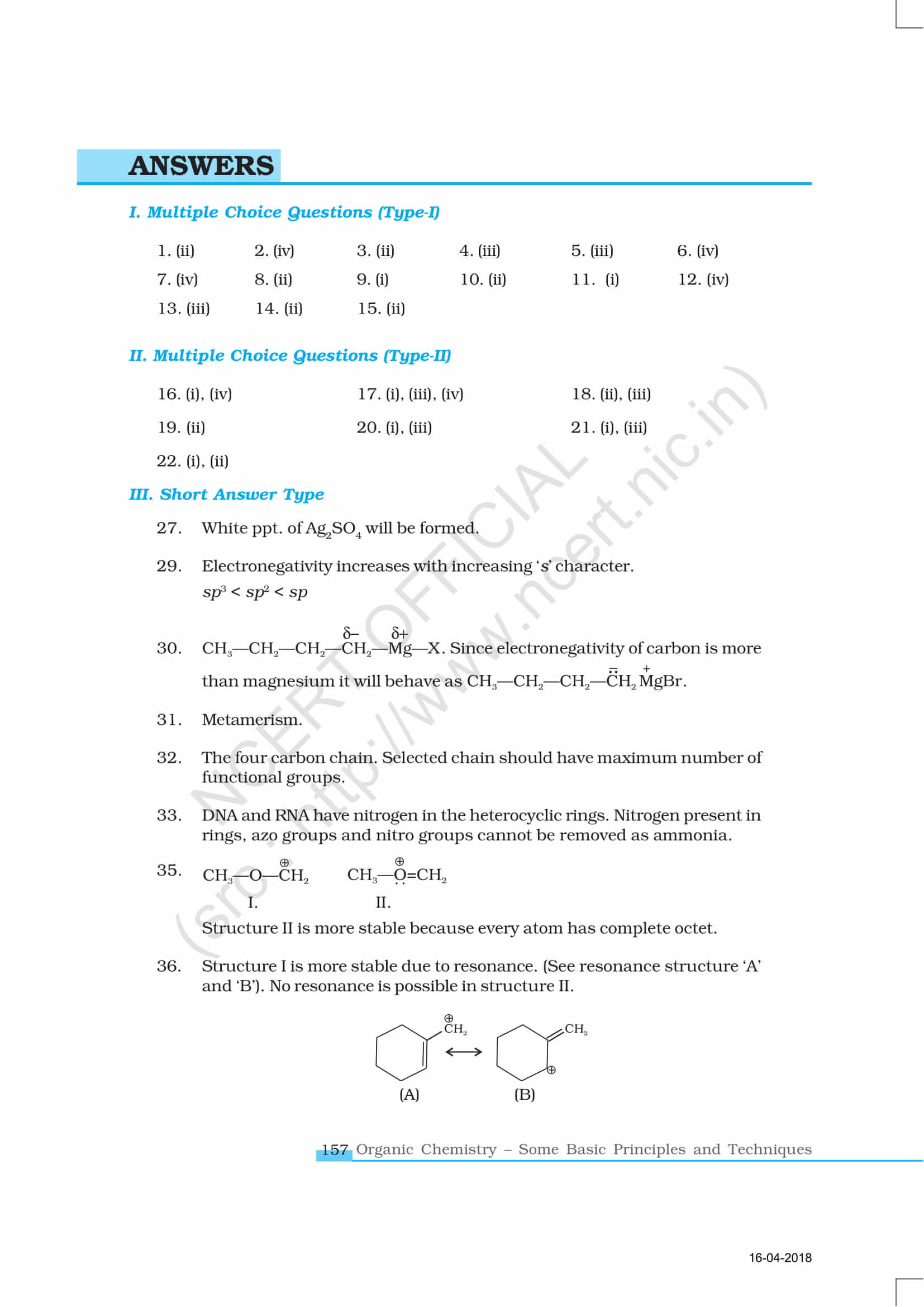 NCERT Exemplar Class 11 Chemistry Solutions Chapter 12 - Organic ...