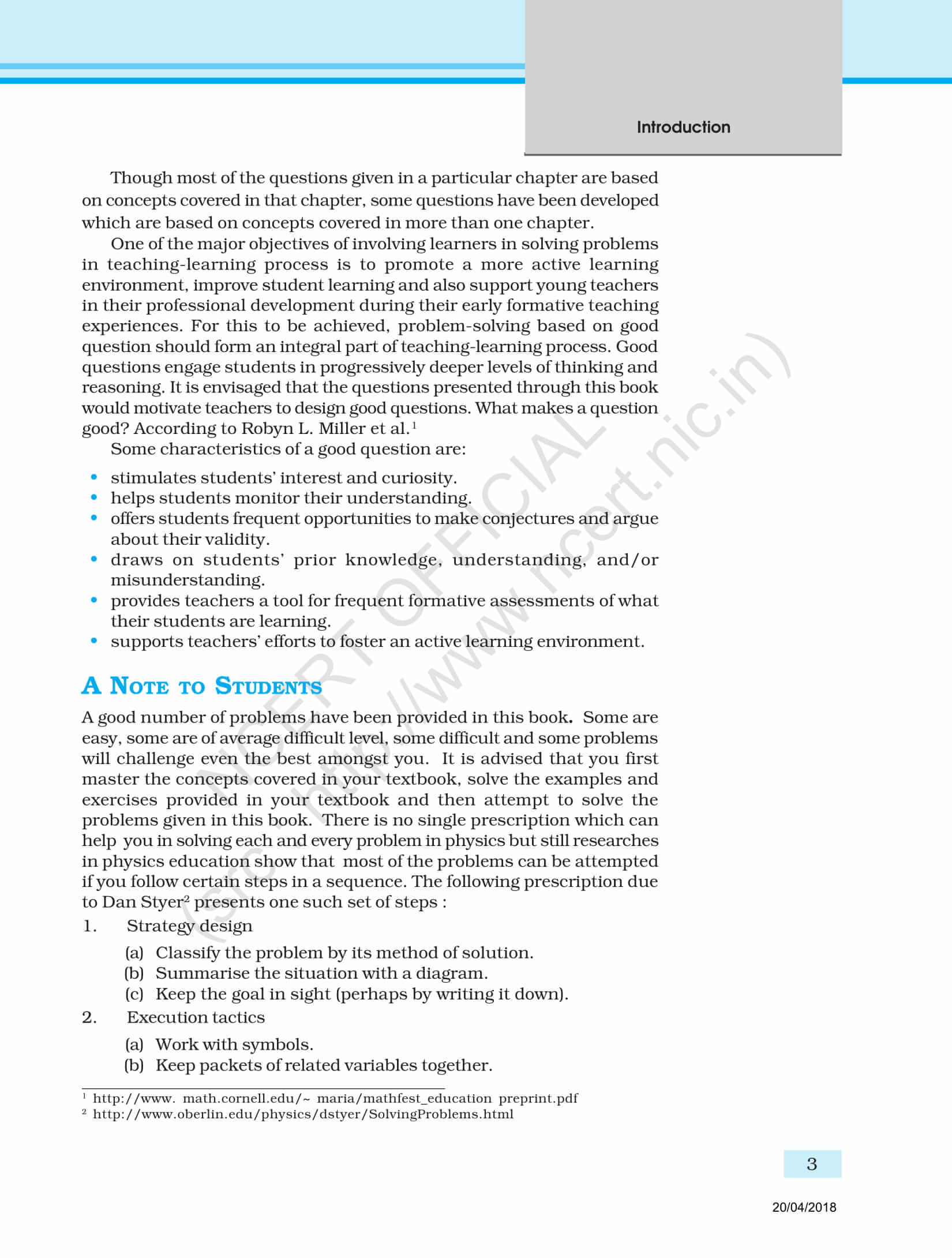 NCERT Exemplar Class 11 Physics