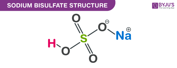 Structure of Sodium bisulfate