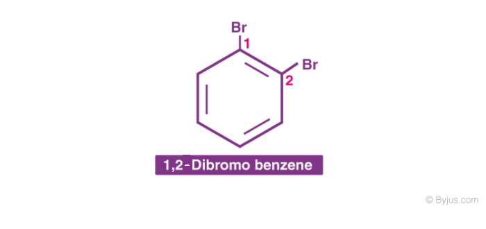 p dibromobenzene structure