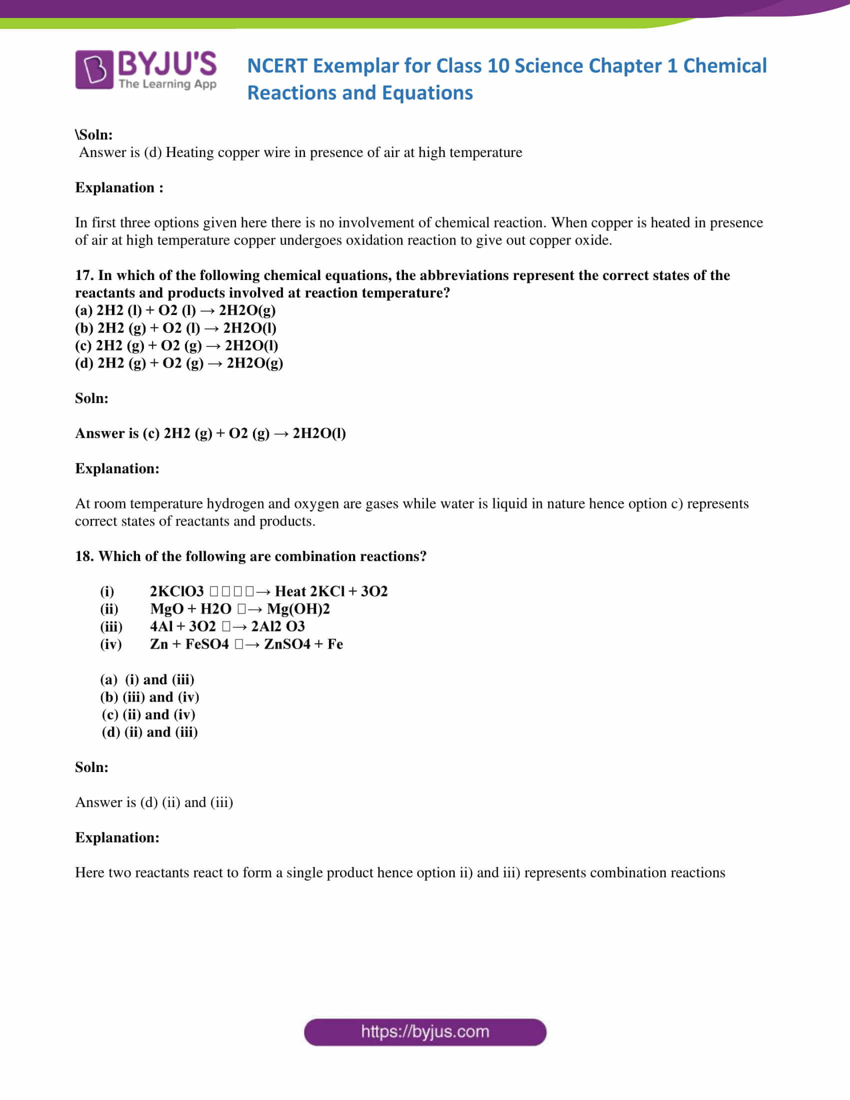 Energy & Chemistry 2H2(g) + O2(g) → 2H2O(g) + heat and light