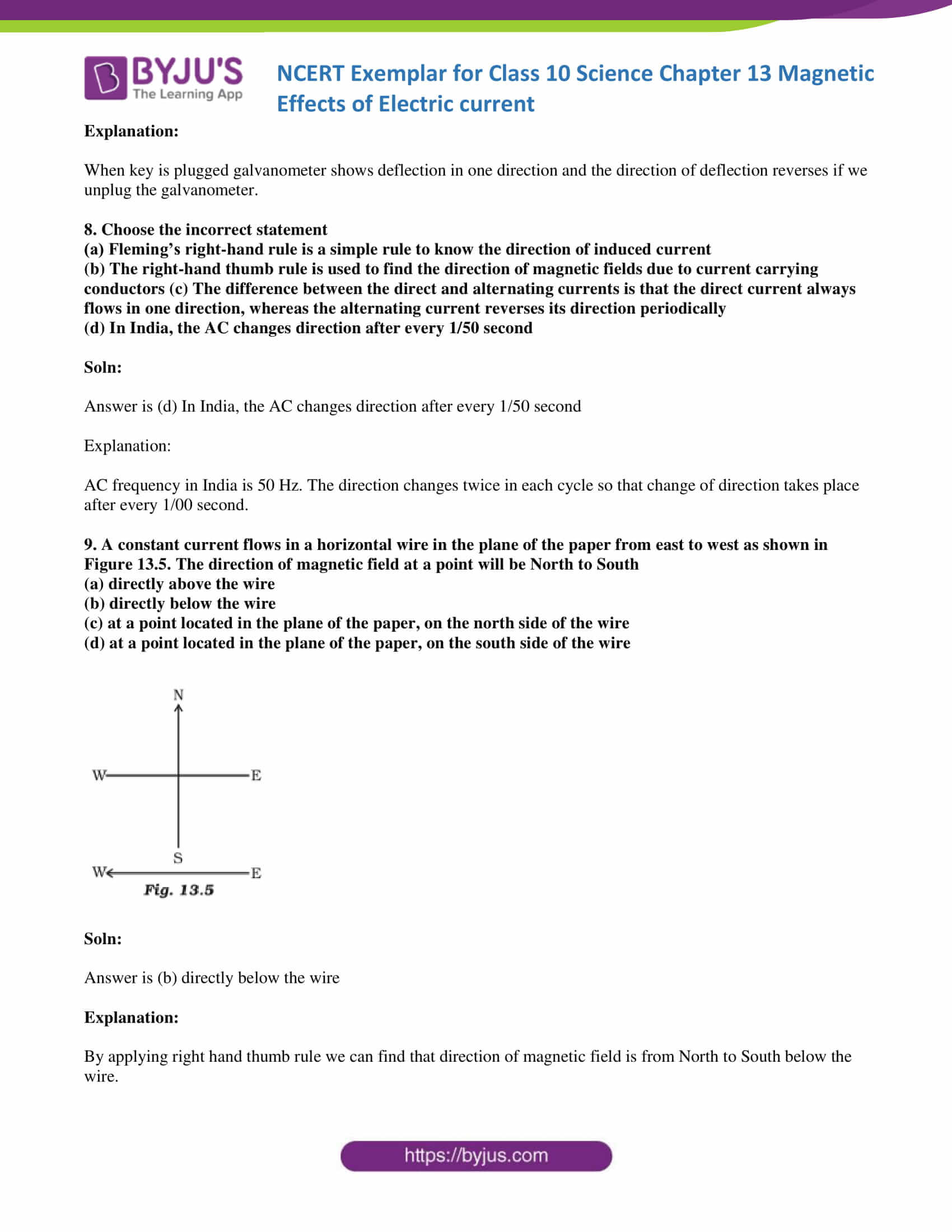 NCERT Exemplar solution class 10 Science Chapter 13 part 05