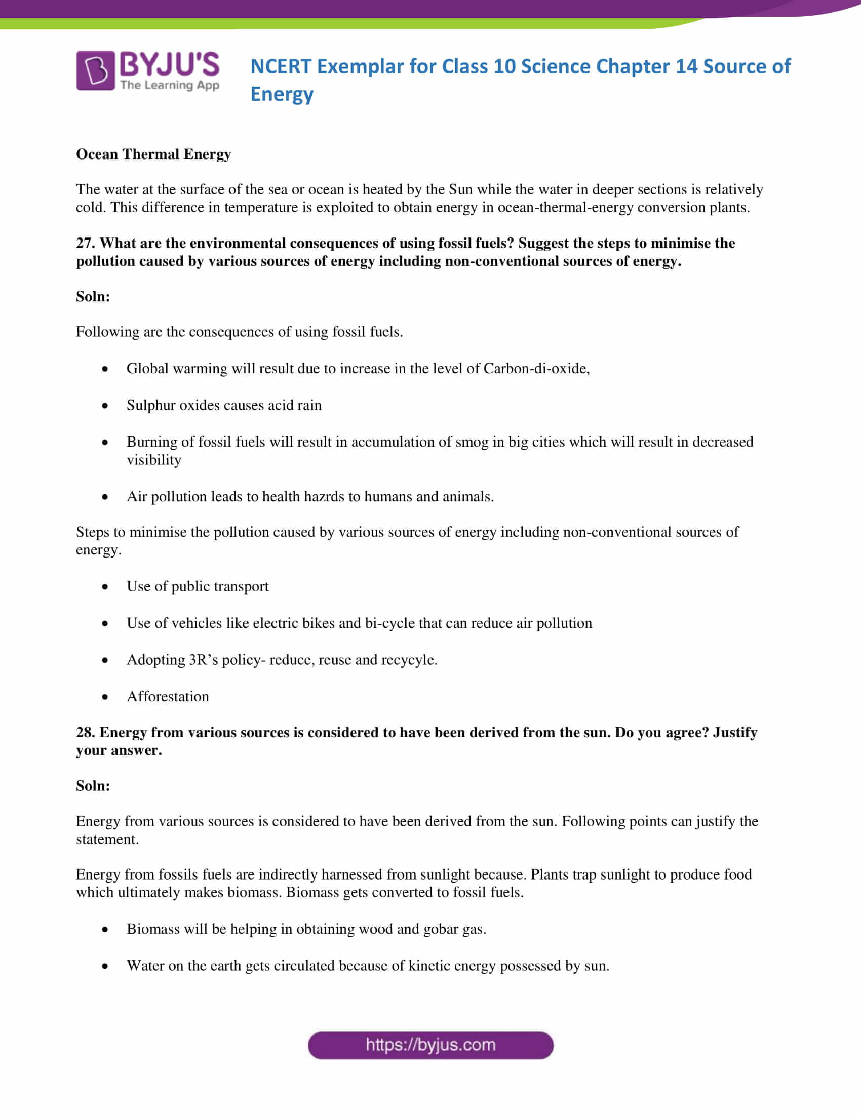 NCERT Exemplar solution class 10 Science Chapter 14 part 10