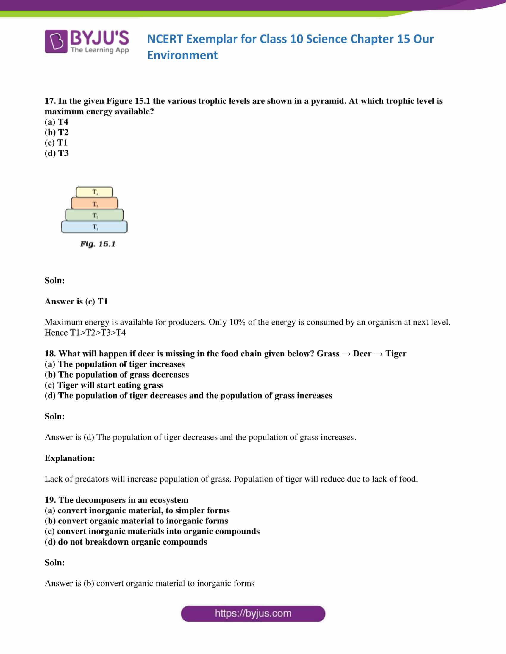 NCERT Exemplar solution class 10 Science Chapter 15 part 07