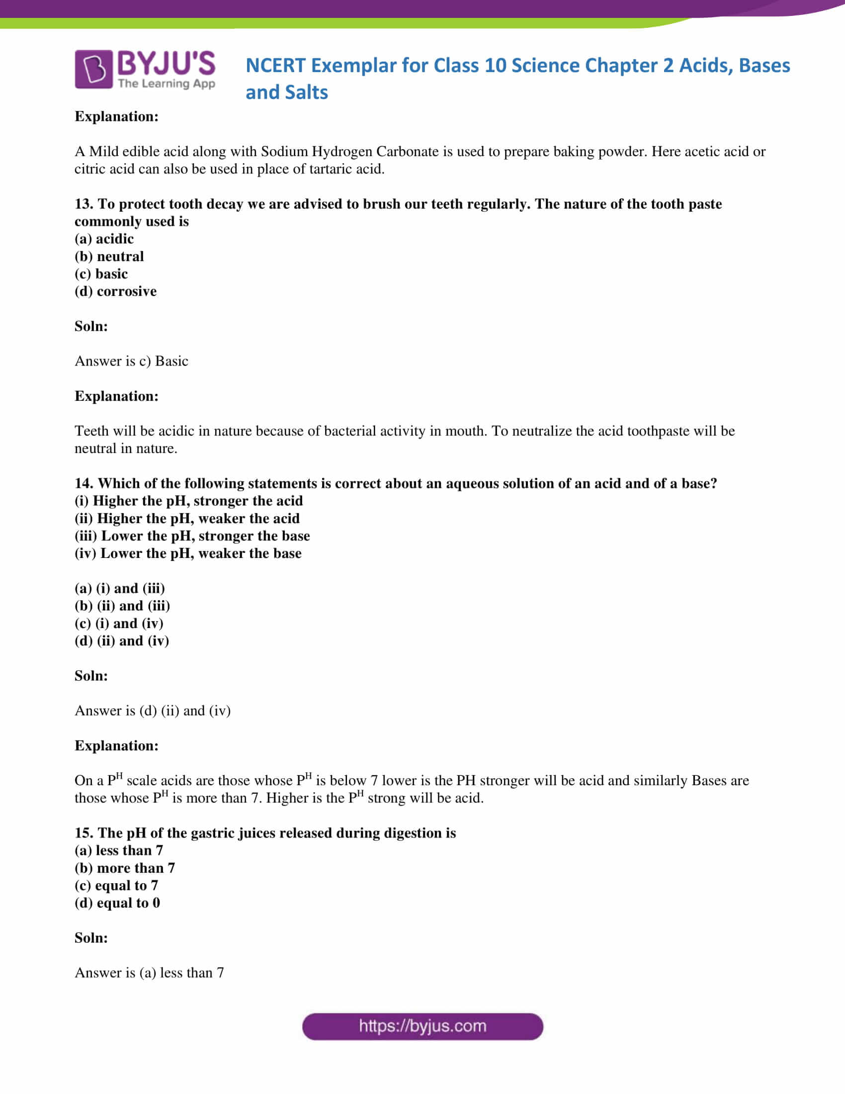 NCERT Exemplar solution class 10 Science Chapter 2 part 05