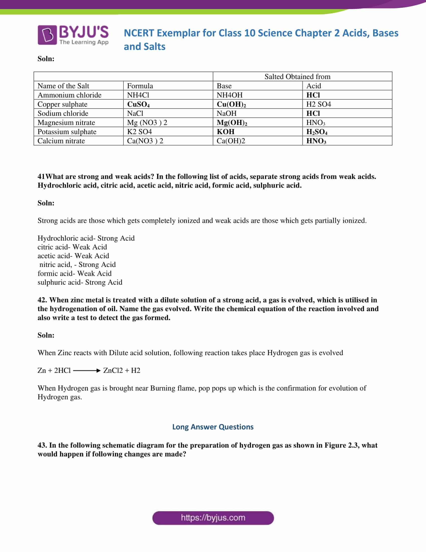 NCERT Exemplar solution class 10 Science Chapter 2 part 14