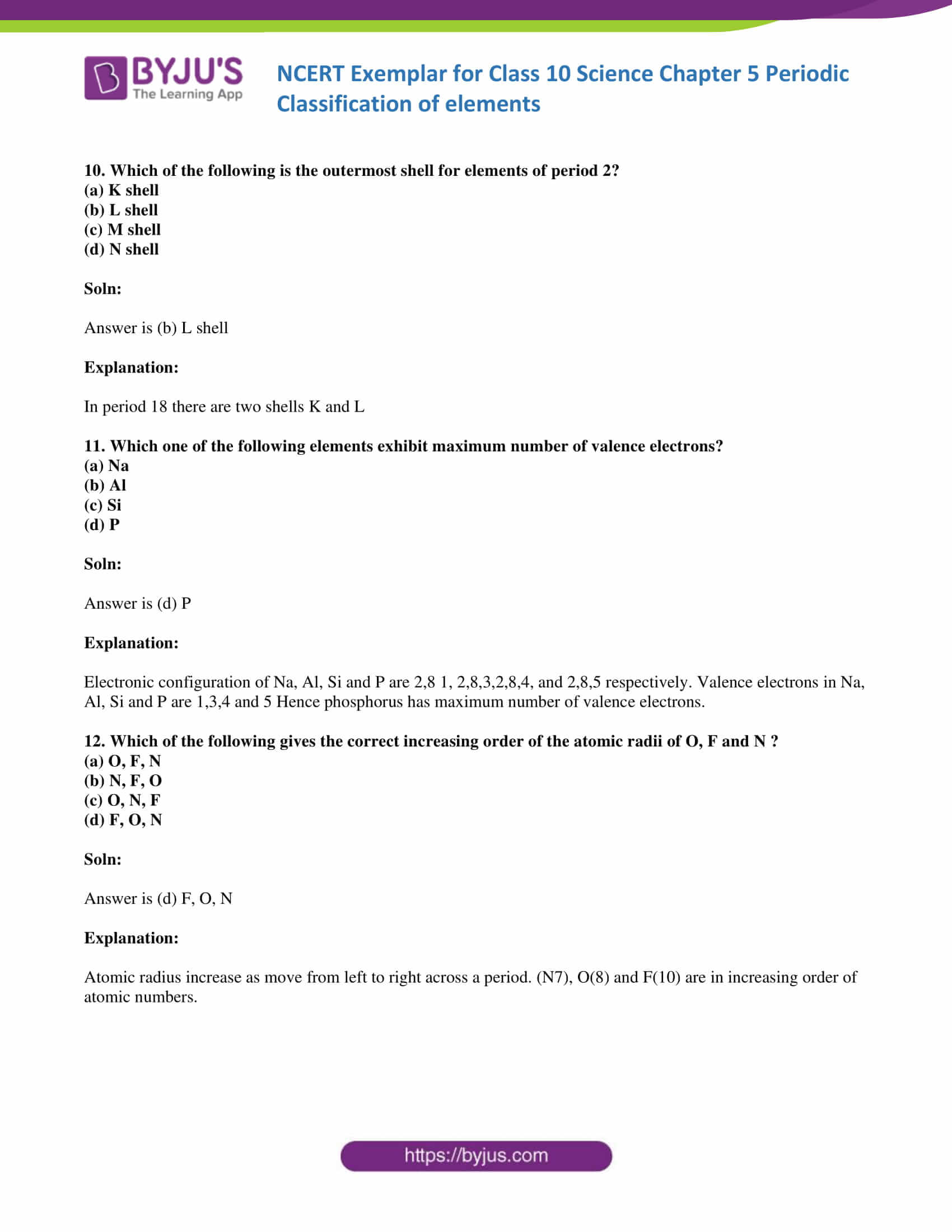 NCERT Exemplar solution class 10 Science Chapter 5 part 04