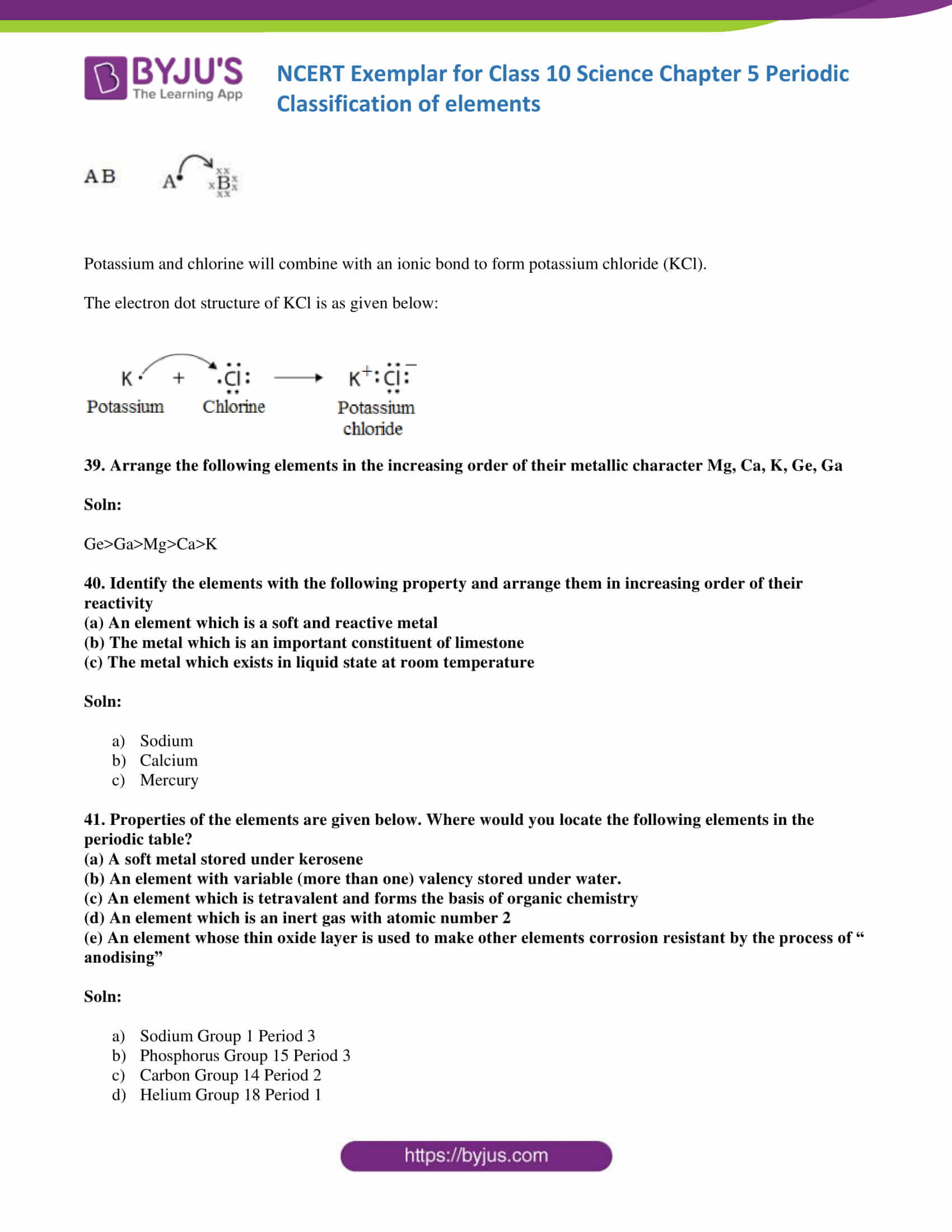 NCERT Exemplar solution class 10 Science Chapter 5 part 13