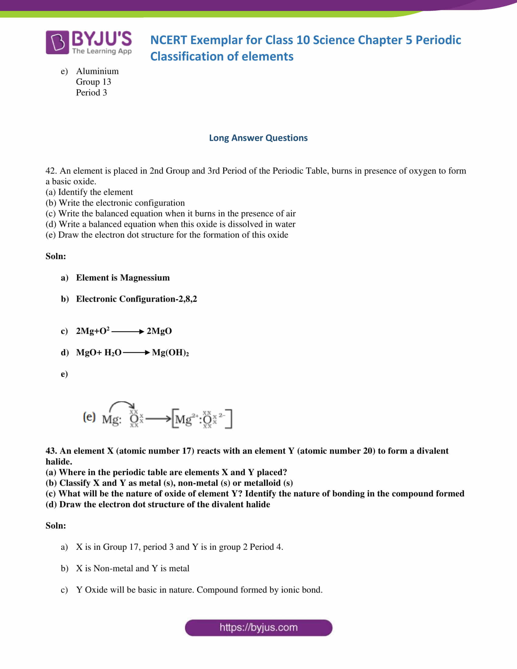 NCERT Exemplar solution class 10 Science Chapter 5 part 14