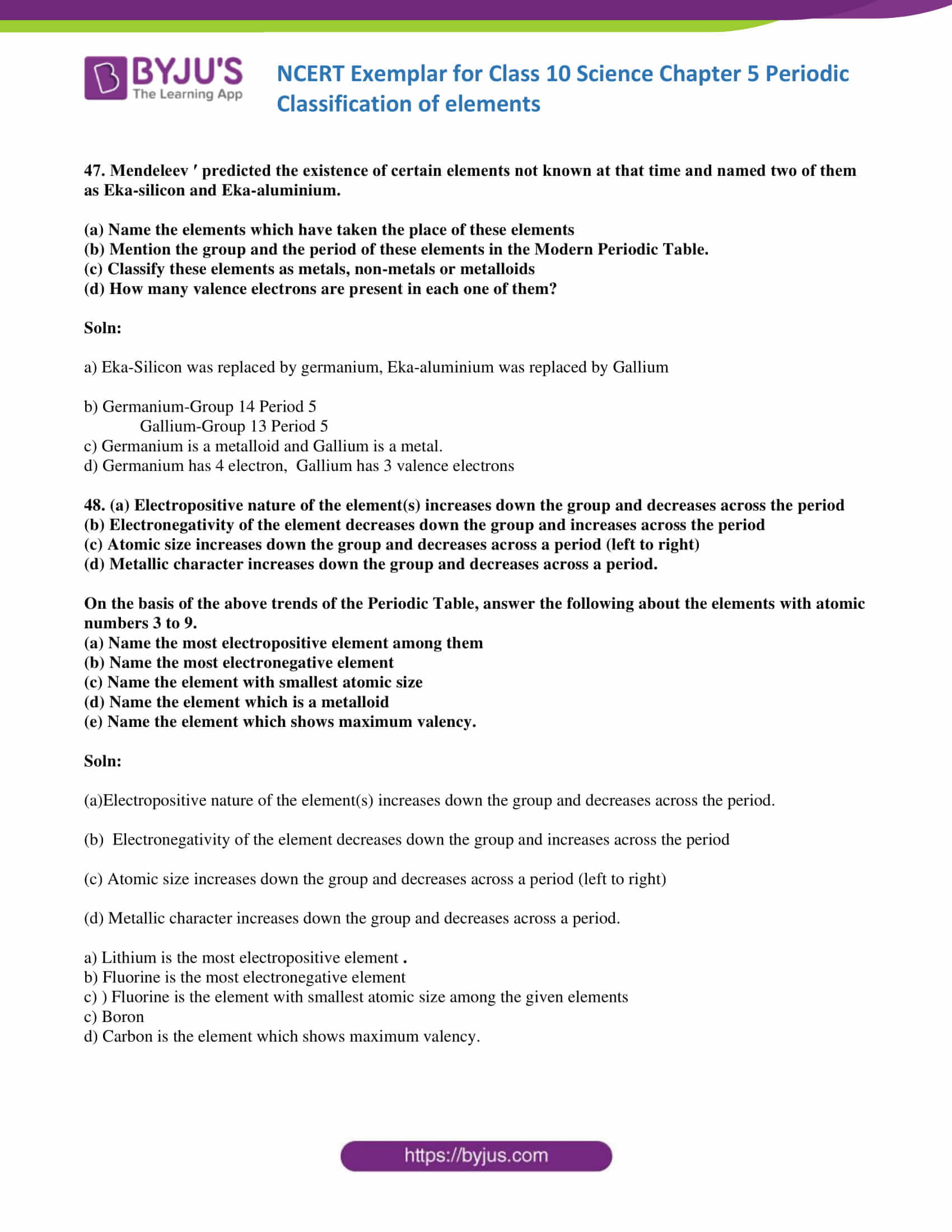 NCERT Exemplar solution class 10 Science Chapter 5 part 19