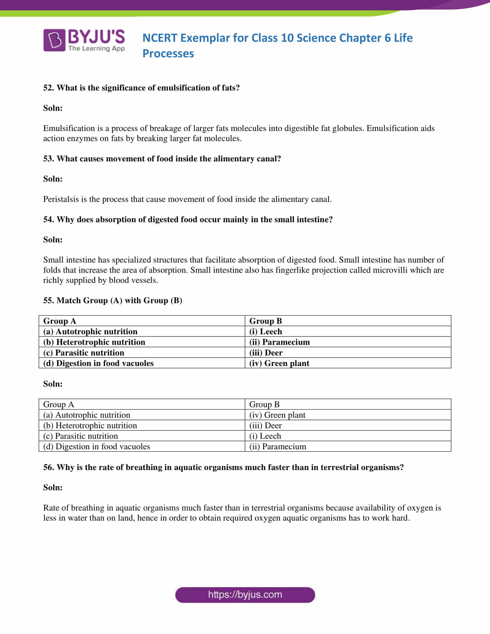 NCERT Exemplar solution class 10 Science Chapter 6 part 17