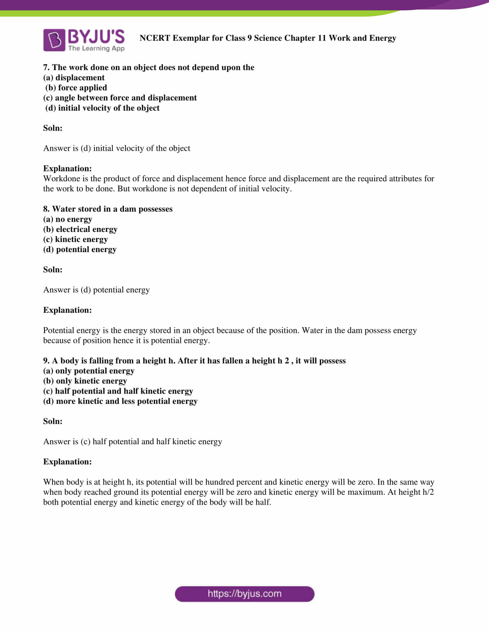 NCERT Exemplar solution class 9 Chapter 11 part 03