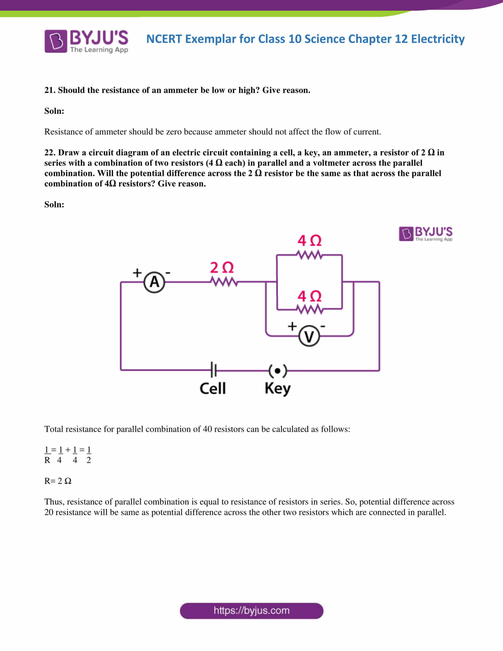 NCERT Exemplar solutions class 10 science Chapter 12 part 11