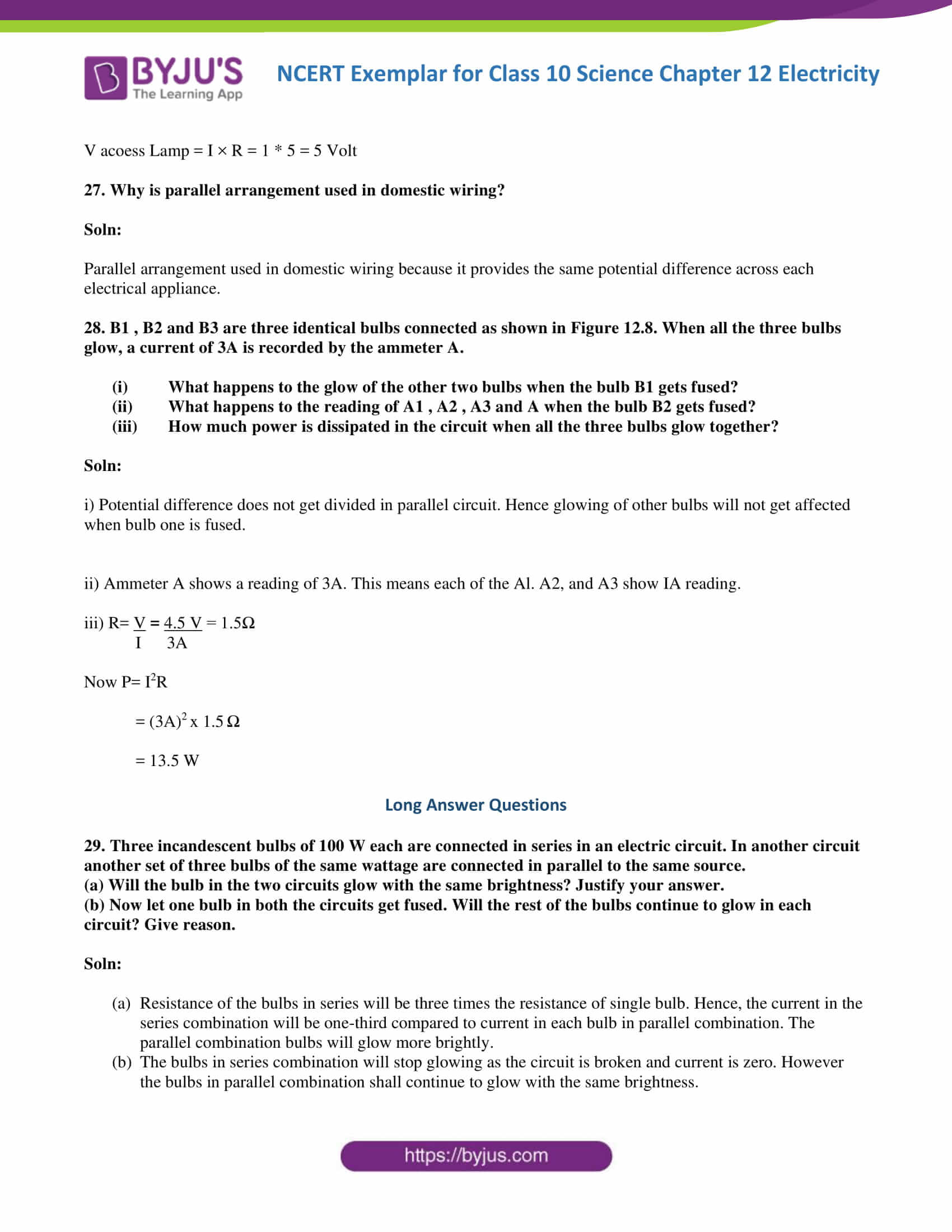 NCERT Exemplar solutions class 10 science Chapter 12 part 13