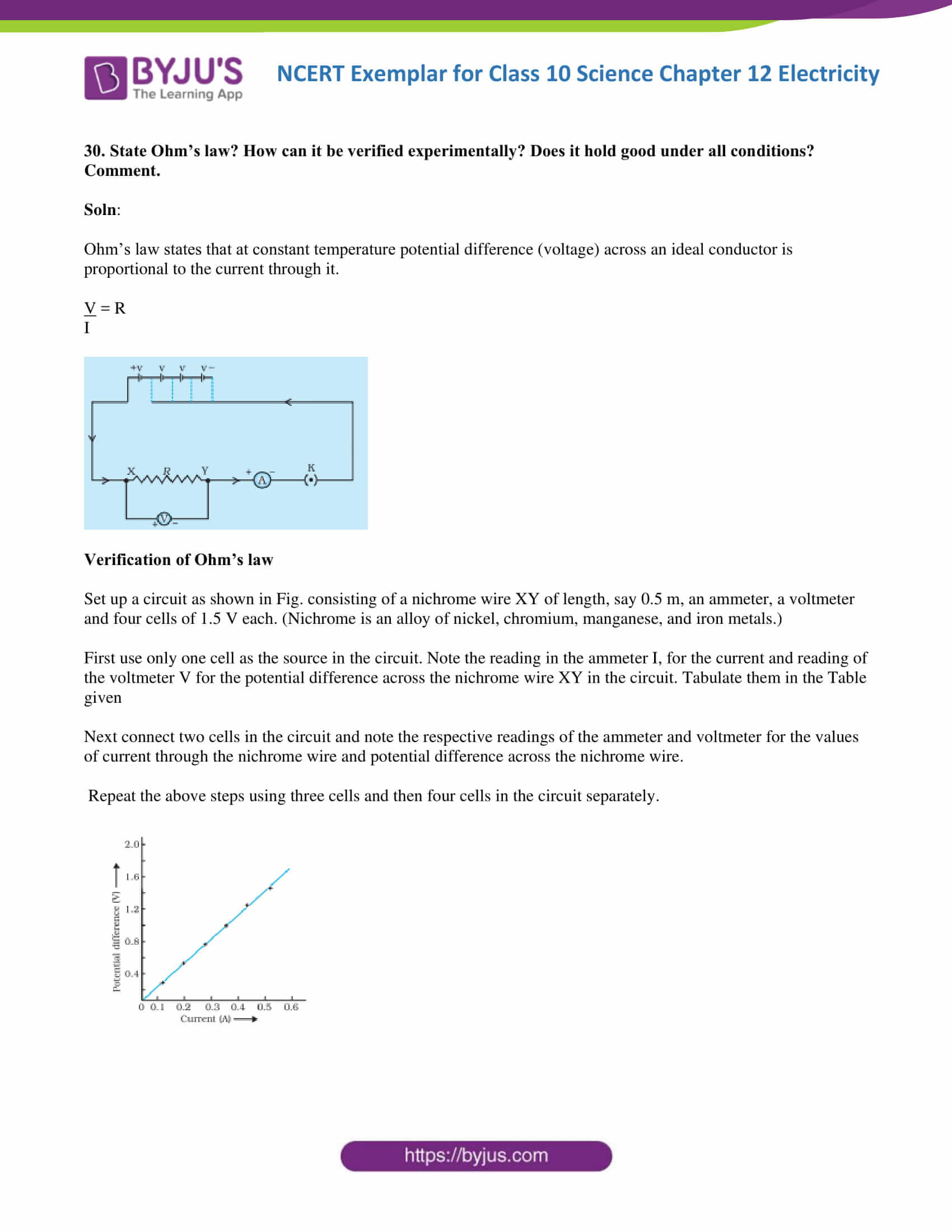 NCERT Exemplar solutions class 10 science Chapter 12 part 14