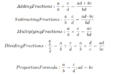 Basic Maths Formulas - Addition, Subtraction & Multiplication