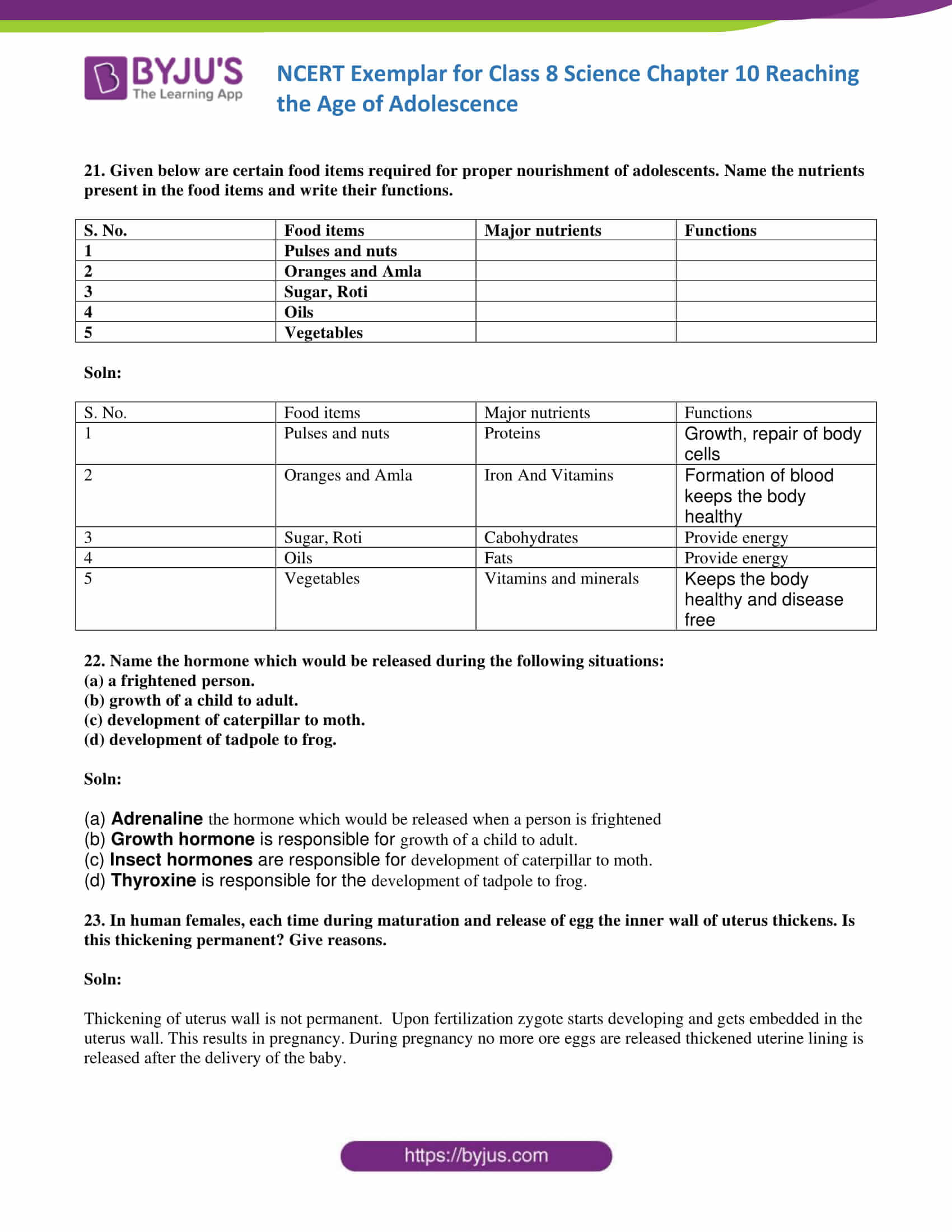 NCERT Exemplar solution class 8 Science Chapter 10 09