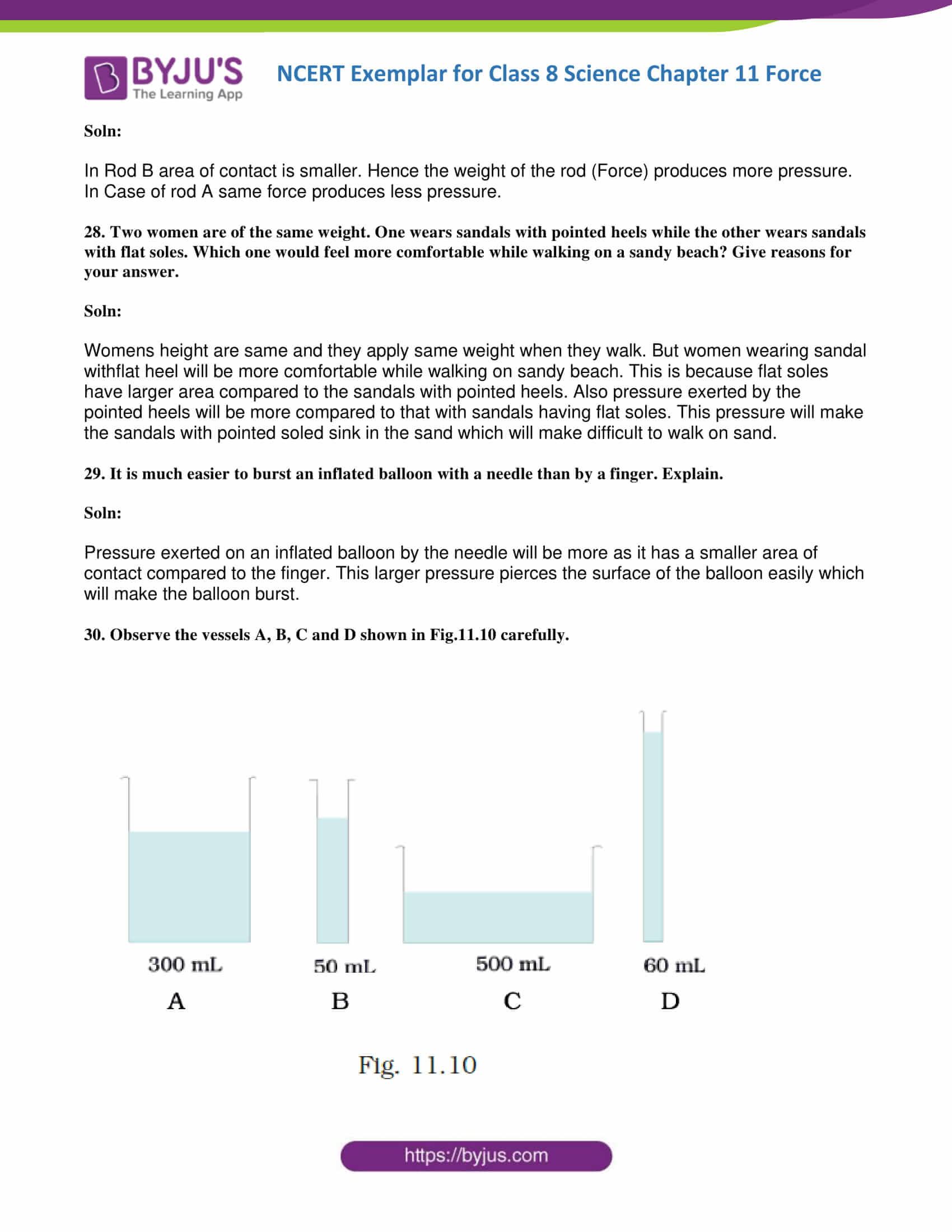 NCERT Exemplar solution class 8 Science Chapter 11 part 10