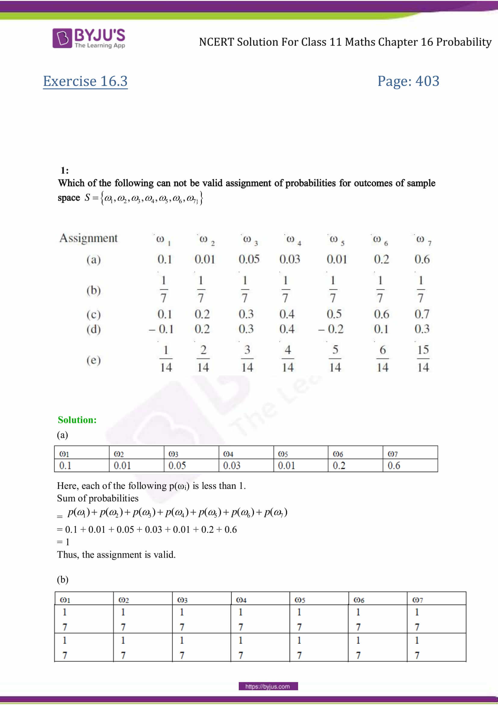 case study class 11 maths probability