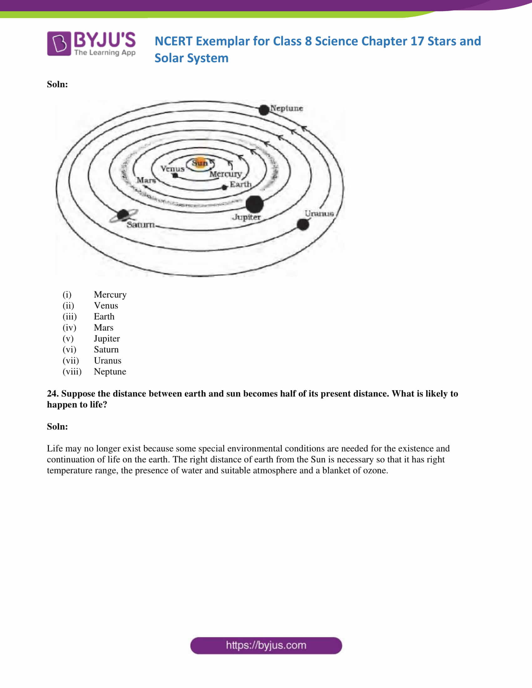 NCERT exemplar solution class 8 science chapter 17 part 10